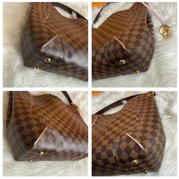 💎✨Authentic✨💎Louis Vuitton Caissa Rose Ballerine Damier Ebene - Picture 12 of 15